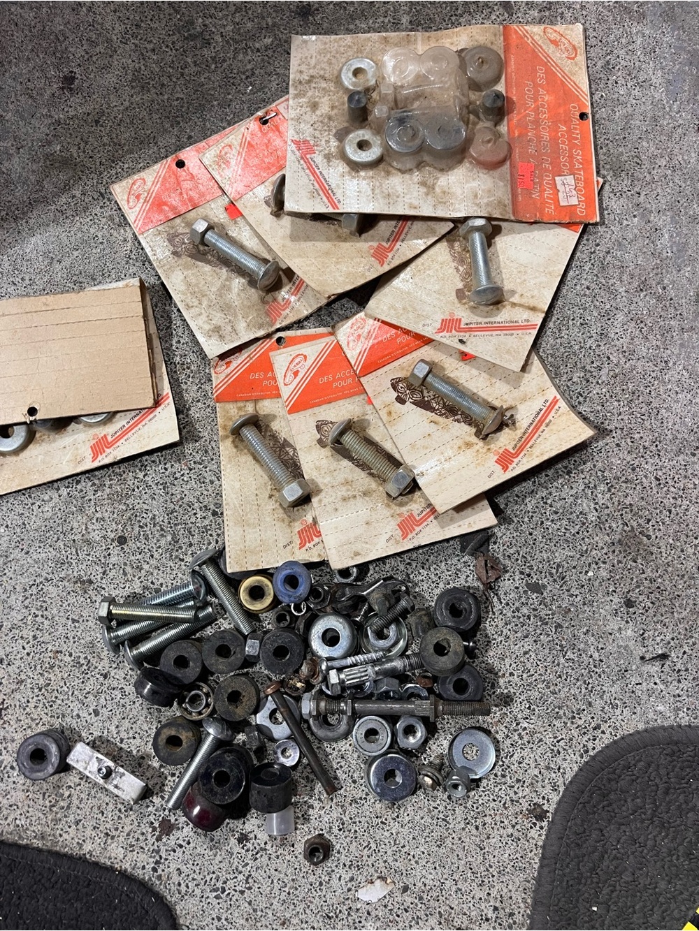 Vintage skateboard hardware bundle